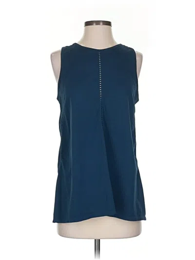 Pre-owned Athleta Sleeveless T-shirt In Blue