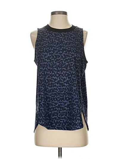 Pre-owned Athleta Sleeveless T-shirt In Blue