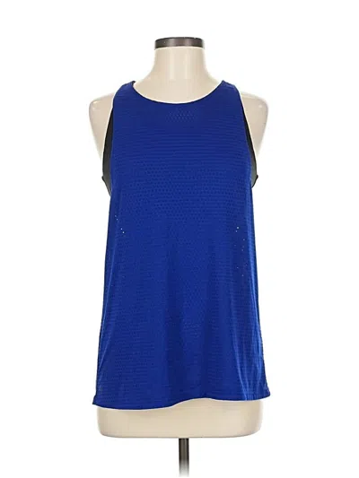 Pre-owned Athleta Sleeveless T-shirt In Blue