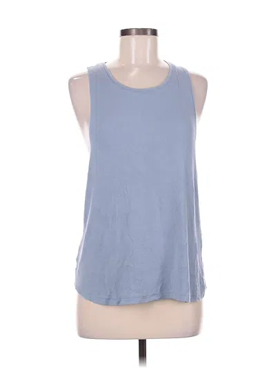 Pre-owned Athleta Sleeveless T-shirt In Blue