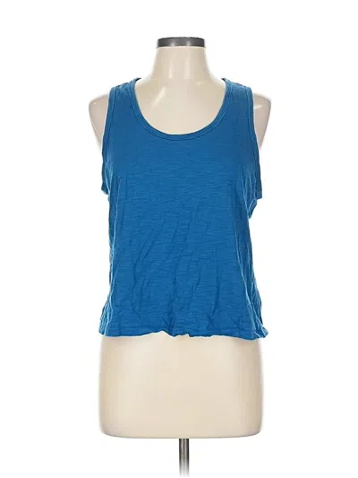 Pre-owned Athleta Sleeveless T-shirt In Blue