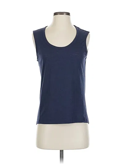 Pre-owned Athleta Sleeveless T-shirt In Blue