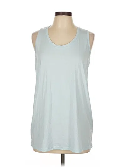 Pre-owned Athleta Sleeveless T-shirt In Blue