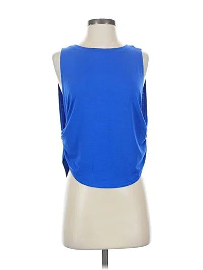 Pre-owned Athleta Sleeveless T-shirt In Blue