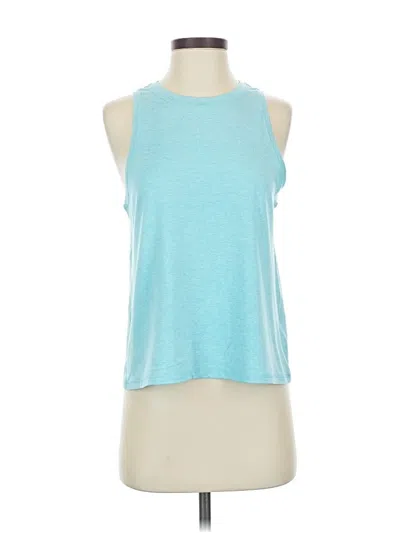 Pre-owned Athleta Sleeveless T-shirt In Blue