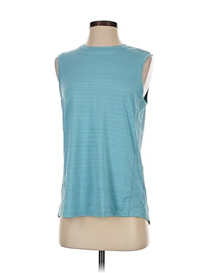 Pre-owned Athleta Sleeveless T-shirt In Blue