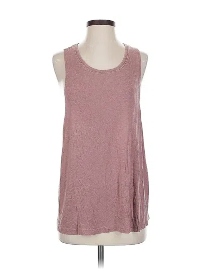 Pre-owned Athleta Sleeveless T-shirt In Brown