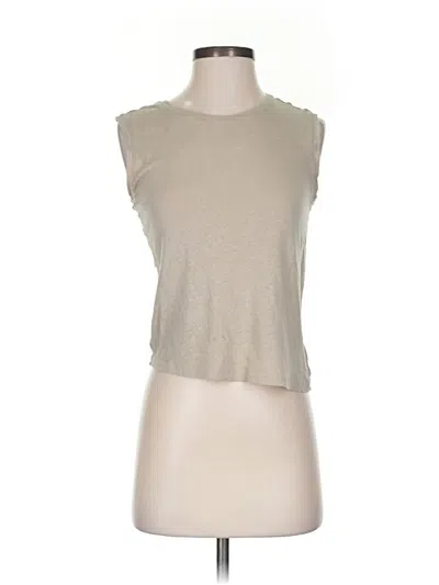 Pre-owned Athleta Sleeveless T-shirt In Brown
