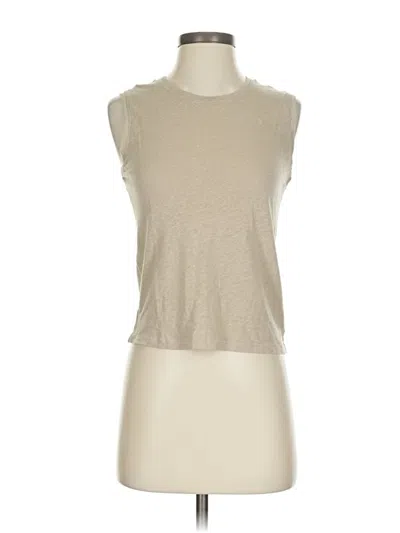 Pre-owned Athleta Sleeveless T-shirt In Brown