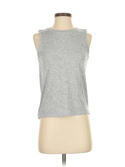 Pre-owned Athleta Sleeveless T-shirt In Gray