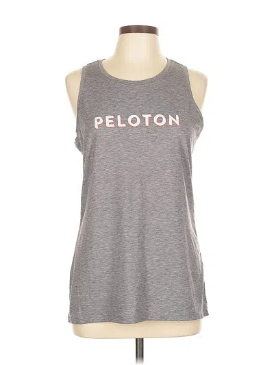 Pre-owned Athleta Sleeveless T-shirt In Gray