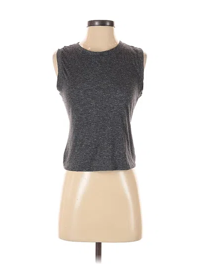 Pre-owned Athleta Sleeveless T-shirt In Gray