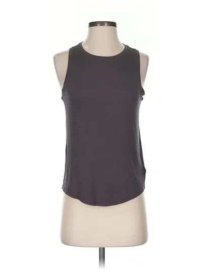 Pre-owned Athleta Sleeveless T-shirt In Gray
