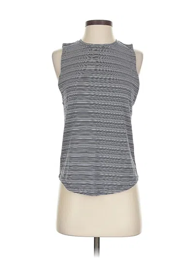 Pre-owned Athleta Sleeveless T-shirt In Gray