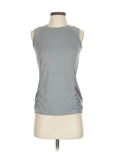 Pre-owned Athleta Sleeveless T-shirt In Gray