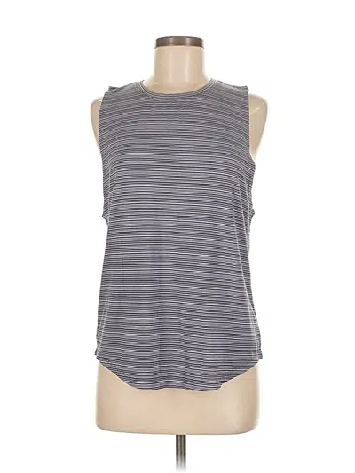 Pre-owned Athleta Sleeveless T-shirt In Gray