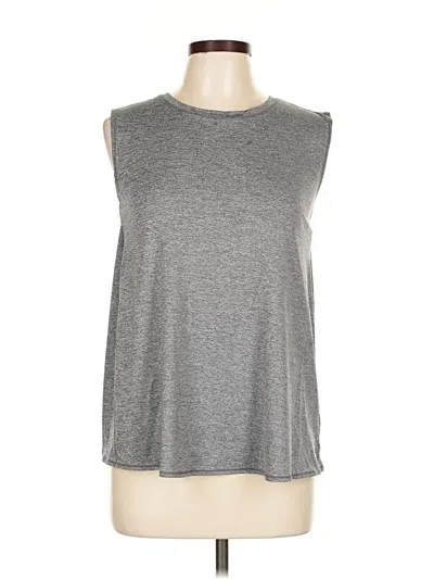 Pre-owned Athleta Sleeveless T-shirt In Gray