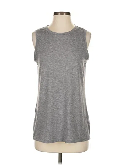 Pre-owned Athleta Sleeveless T-shirt In Gray