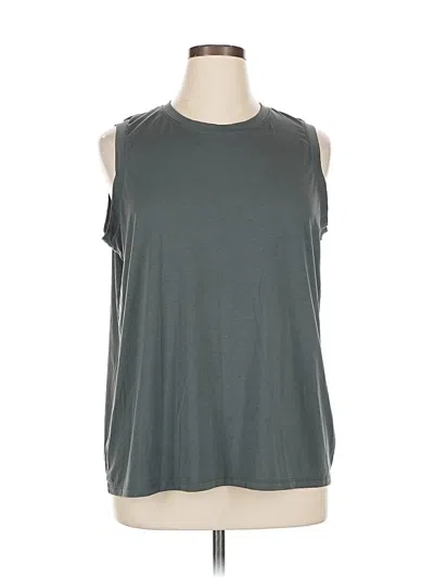 Pre-owned Athleta Sleeveless T-shirt In Gray