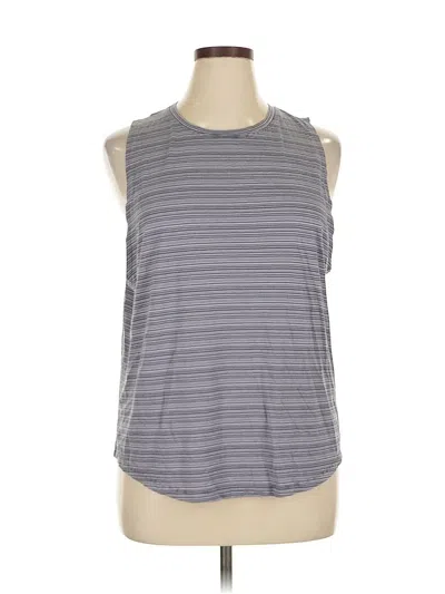 Pre-owned Athleta Sleeveless T-shirt In Gray