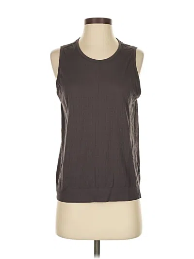 Pre-owned Athleta Sleeveless T-shirt In Gray