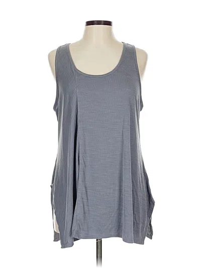 Pre-owned Athleta Sleeveless T-shirt In Gray