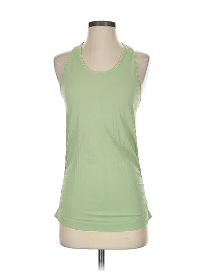 Pre-owned Athleta Sleeveless T-shirt In Green