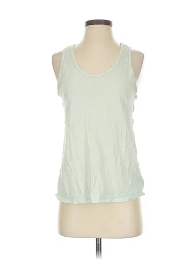 Pre-owned Athleta Sleeveless T-shirt In Green