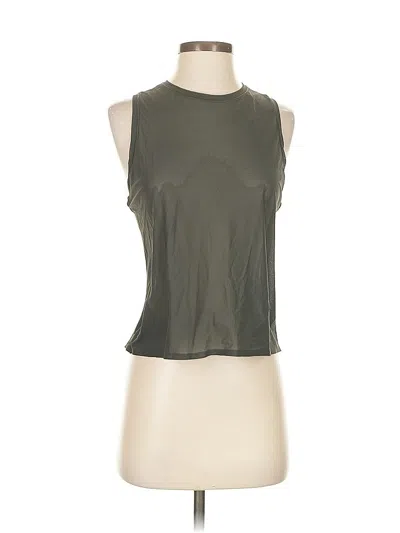 Pre-owned Athleta Sleeveless T-shirt In Green