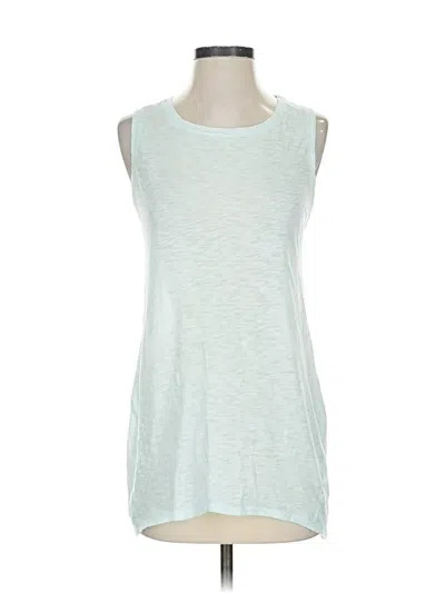Pre-owned Athleta Sleeveless T-shirt In Green
