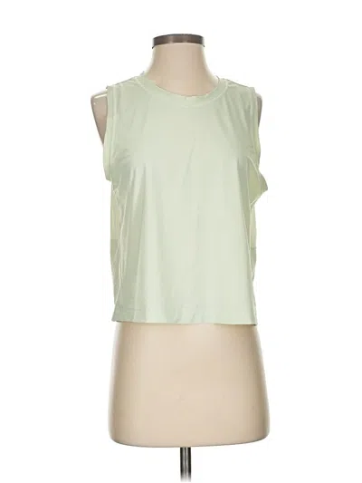 Pre-owned Athleta Sleeveless T-shirt In Green