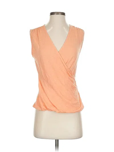 Pre-owned Athleta Sleeveless T-shirt In Orange