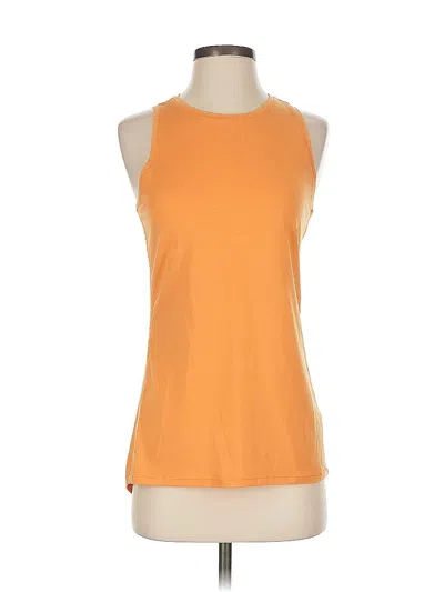 Pre-owned Athleta Sleeveless T-shirt In Orange