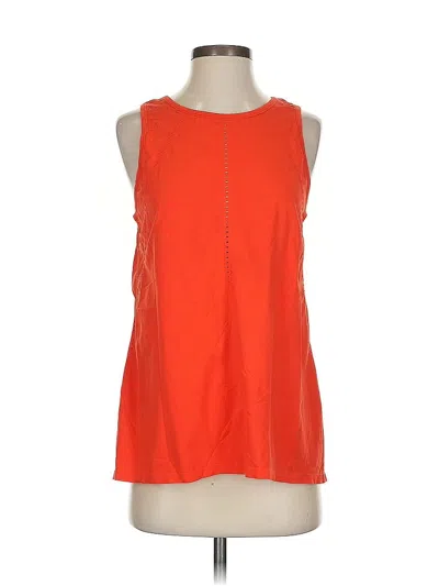 Pre-owned Athleta Sleeveless T-shirt In Orange