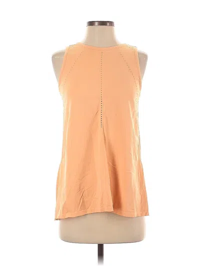 Pre-owned Athleta Sleeveless T-shirt In Orange