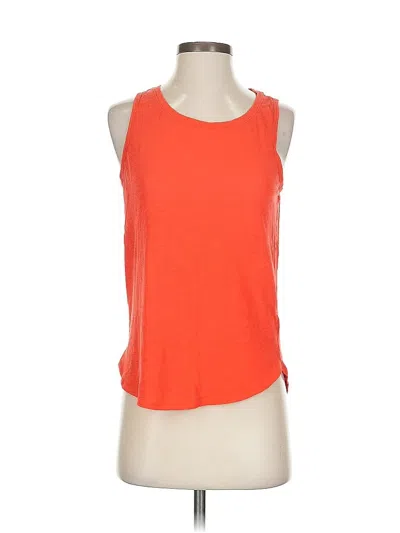 Pre-owned Athleta Sleeveless T-shirt In Orange