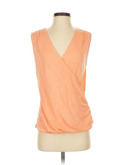 Pre-owned Athleta Sleeveless T-shirt In Orange