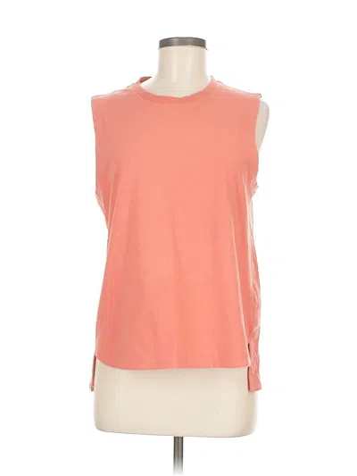 Pre-owned Athleta Sleeveless T-shirt In Orange