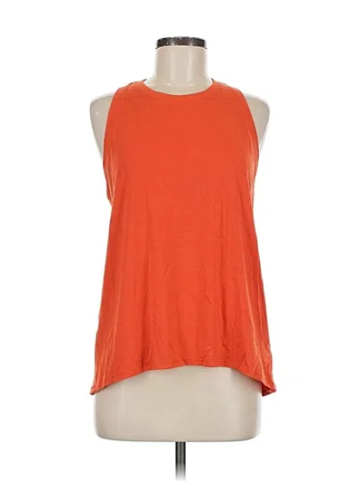 Pre-owned Athleta Sleeveless T-shirt In Orange