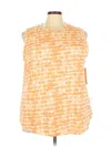 Athleta Sleeveless T-shirt In Orange