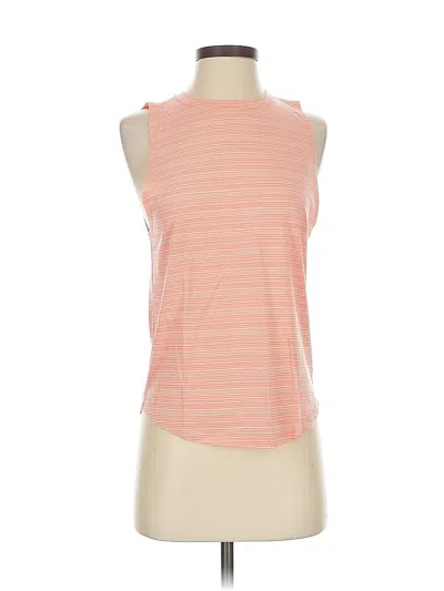 Pre-owned Athleta Sleeveless T-shirt In Orange