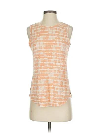 Pre-owned Athleta Sleeveless T-shirt In Orange
