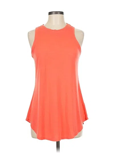 Pre-owned Athleta Sleeveless T-shirt In Orange