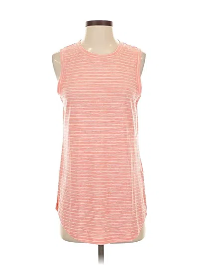 Pre-owned Athleta Sleeveless T-shirt In Orange