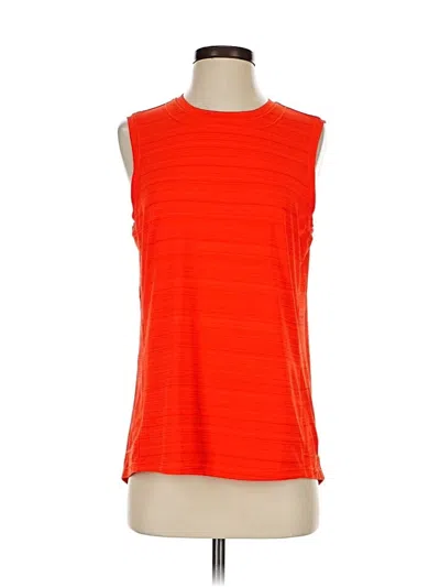 Pre-owned Athleta Sleeveless T-shirt In Orange