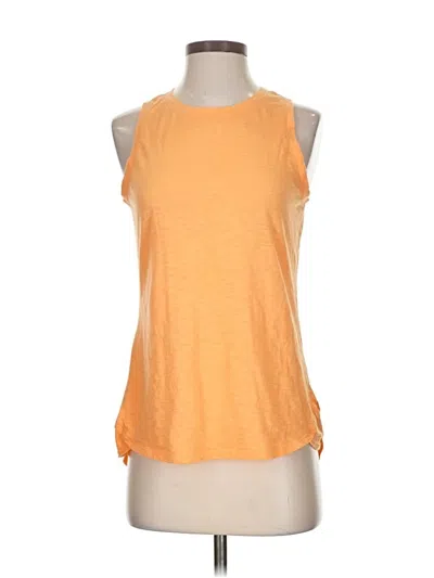 Pre-owned Athleta Sleeveless T-shirt In Orange