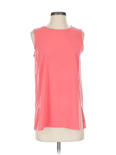 Pre-owned Athleta Sleeveless T-shirt In Pink