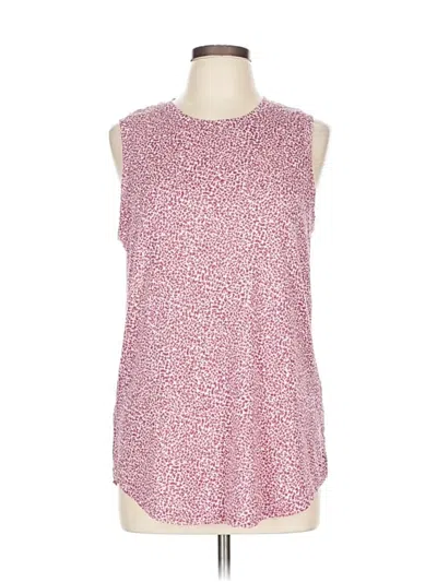 Pre-owned Athleta Sleeveless T-shirt In Pink
