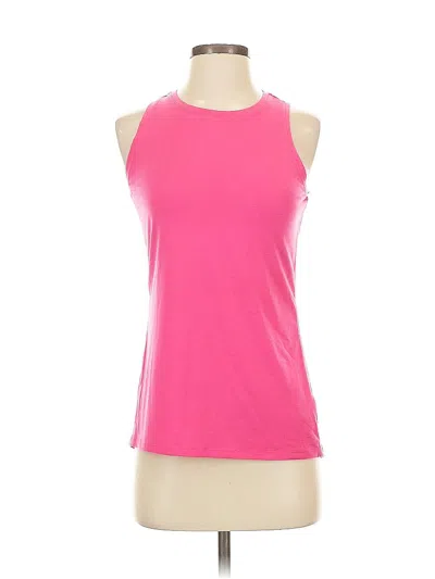 Pre-owned Athleta Sleeveless T-shirt In Pink