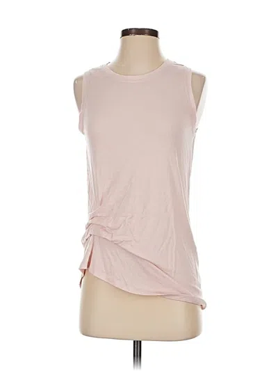 Pre-owned Athleta Sleeveless T-shirt In Pink